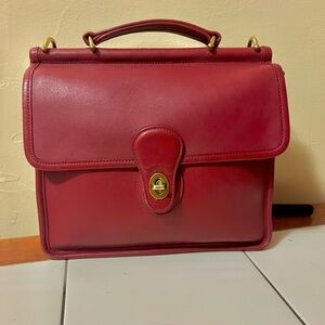 Vintage Coach Willis Bag Red (READ DESC)